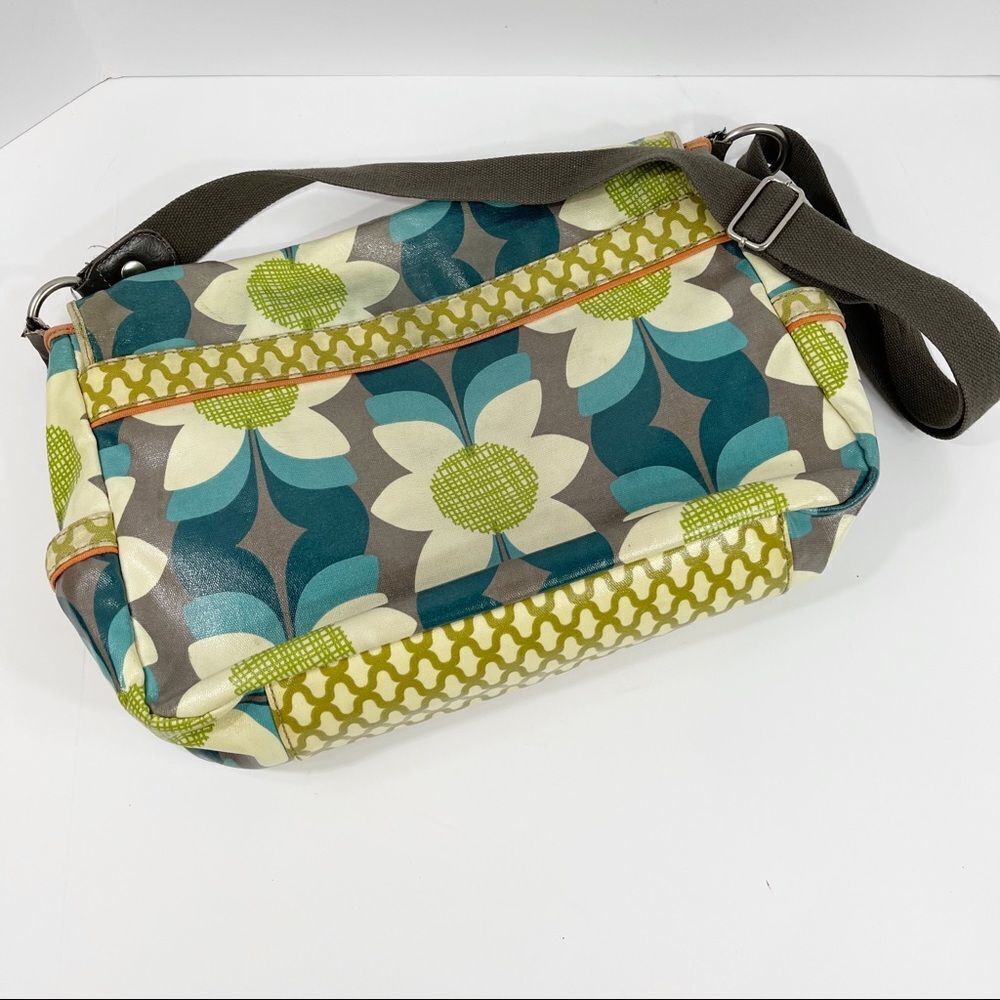 Vintage Fossil Key Per Whimsical Waxed Messenger … - image 3